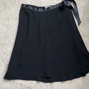 Kate Hill dressy black midi skirt